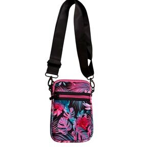 NWOT FITKICKS Electric Jungle Collection Active Lifestyle Crossbody Bag Tropical